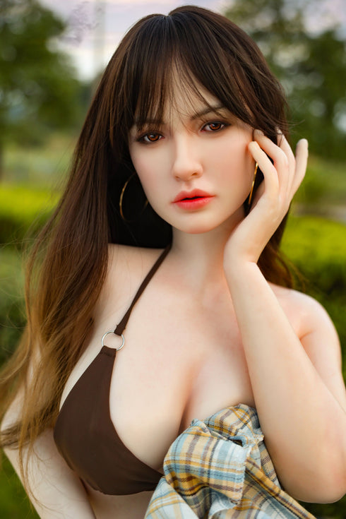160cm/5ft3in D-Cup Isabella Taylor Charming Sweet Girl Full Silicone Sex Doll - RealDolls4U