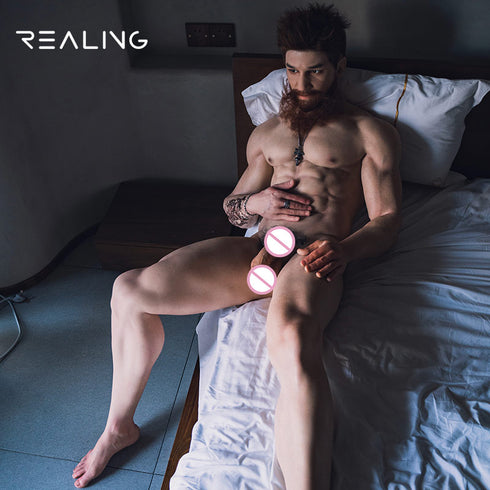 180cm/5ft10in Winthrop moustache  Silicone Handsome Sex Doll | RealDolls4U