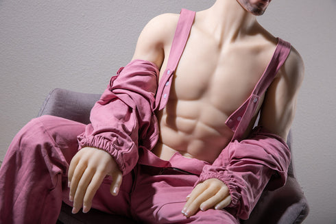 175cm/5ft9in Homosexuality Pink Panther Silicone Head & TPE Body Sex Dolls