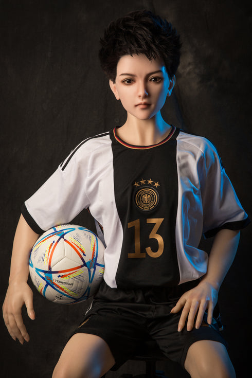 165cm/5 ft5in Fußball Jugend Cosplay Manchester United Voll Silikon Sex Puppen