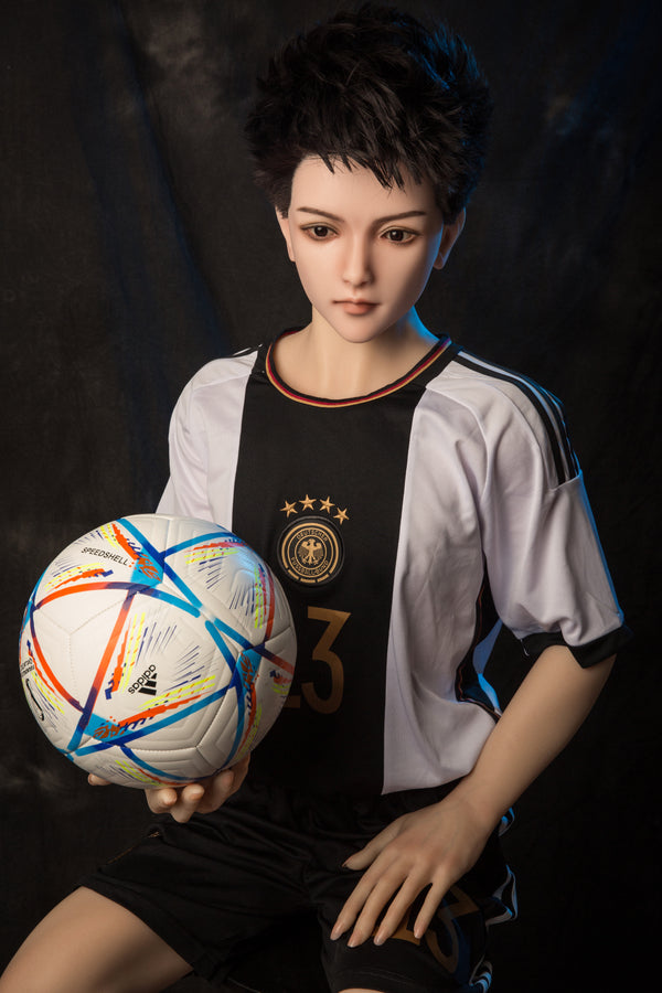 165cm/5 ft5in Fußball Jugend Cosplay Manchester United Voll Silikon Sex Puppen