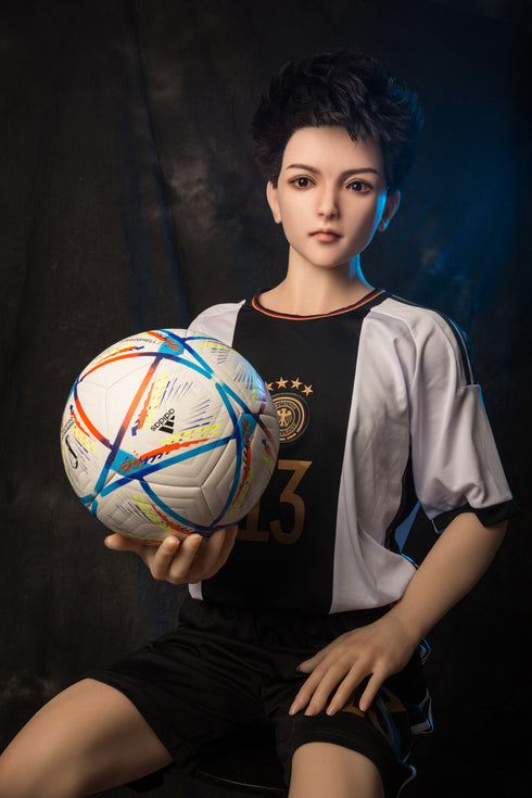 165cm/5 ft5in Fußball Jugend Cosplay Manchester United Voll Silikon Sex Puppen