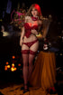 155cm/5ft1in F-Cup Bella Red Sexy Lingerie Cosplay [In Stock | US Only] - Sex Doll - RealDolls4U