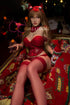 155cm/5ft1in F-Cup Bella Red Sexy Lingerie Cosplay Sex Dolls - Sex Doll - RealDolls4U