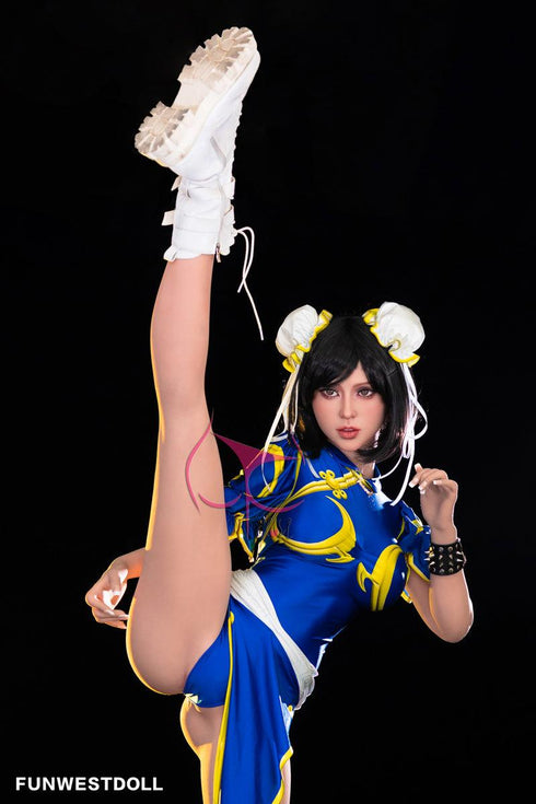 155cm/5ft1in F-Cup Chun-Li Cosplay Game Street Fighter Sex Dolls - Sex Doll - RealDolls4U