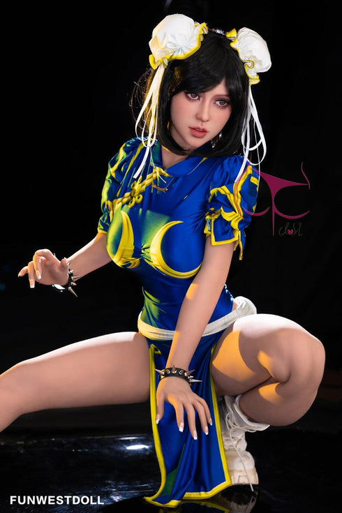 155cm/5ft1in F-Cup Chun-Li Cosplay Game Street Fighter Sex Dolls - Sex Doll - RealDolls4U