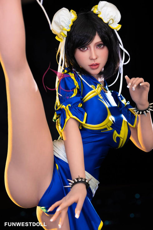 155cm/5ft1in F-Cup Chun-Li Cosplay Game Street Fighter Sex Dolls - Sex Doll - RealDolls4U