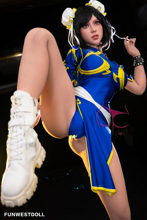 155cm/5ft1in F-Cup Chun-Li Cosplay Game Street Fighter Sex Dolls - Sex Doll - RealDolls4U