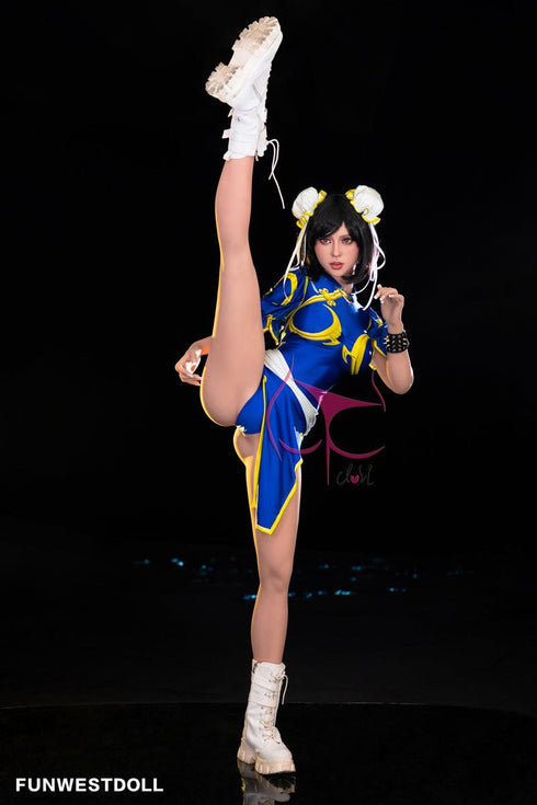 155cm/5ft1in F-Cup Chun-Li Cosplay Game Street Fighter Sex Dolls - Sex Doll - RealDolls4U