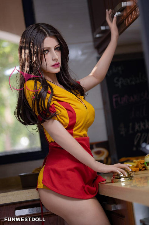 155cm/5ft1in F-Cup Zoey 2 Broke Girls Cosplay Sex Dolls - Sex Doll - RealDolls4U