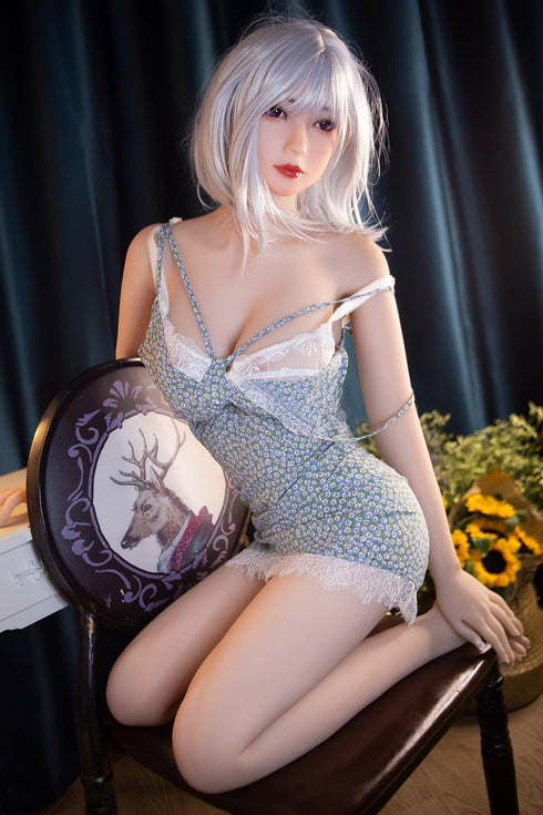 158cm/5ft2in C-Cup Silver-Haired Girl Sex Dolls - Sex Doll - RealDolls4U