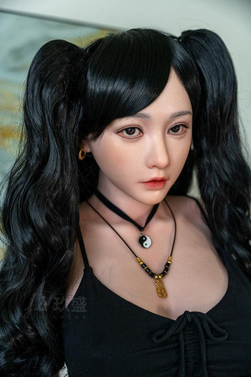 158cm/5ft2in D-Cup Girl in Twin Ponytails and Plaid Shirt Sex Dolls - Sex Doll - RealDolls4U