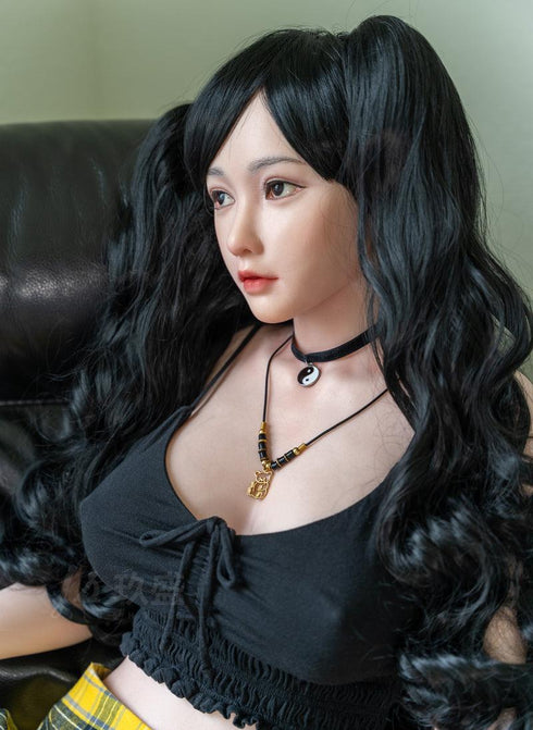 158cm/5ft2in D-Cup Girl in Twin Ponytails and Plaid Shirt Sex Dolls - Sex Doll - RealDolls4U