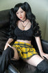 158cm/5ft2in D-Cup Girl in Twin Ponytails and Plaid Shirt Sex Dolls - Sex Doll - RealDolls4U