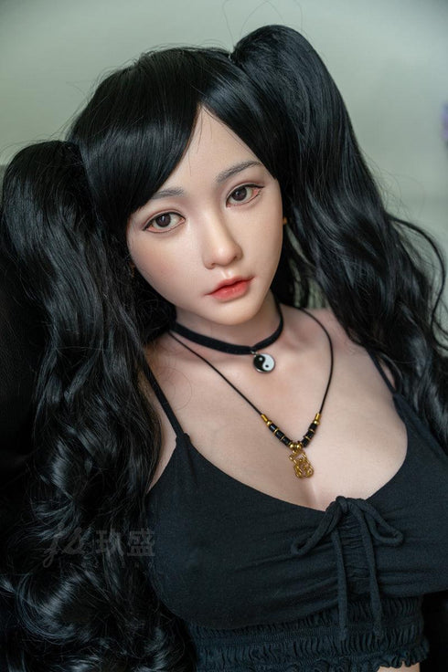 158cm/5ft2in D-Cup Girl in Twin Ponytails and Plaid Shirt Sex Dolls - Sex Doll - RealDolls4U