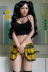 158cm/5ft2in D-Cup Girl in Twin Ponytails and Plaid Shirt Sex Dolls - Sex Doll - RealDolls4U