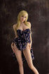 160cm/5ft3in C-Cup Black Floral Dress Curvy Sex Dolls - Sex Doll - RealDolls4U