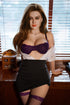 160cm/5ft3in D-Cup Big Boobs Uniform Temptation Purple Sex Dolls - Sex Doll - RealDolls4U