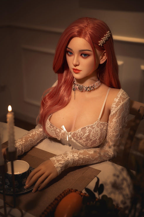 160cm/5ft3in D-Cup Lace Pink Silicone Sex Doll - Sex Doll - RealDolls4U