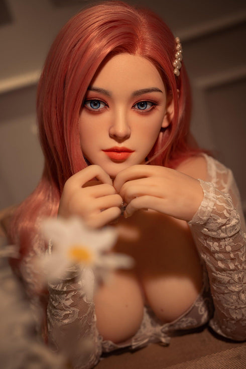 160cm/5ft3in D-Cup Lace Pink Silicone Sex Doll - Sex Doll - RealDolls4U