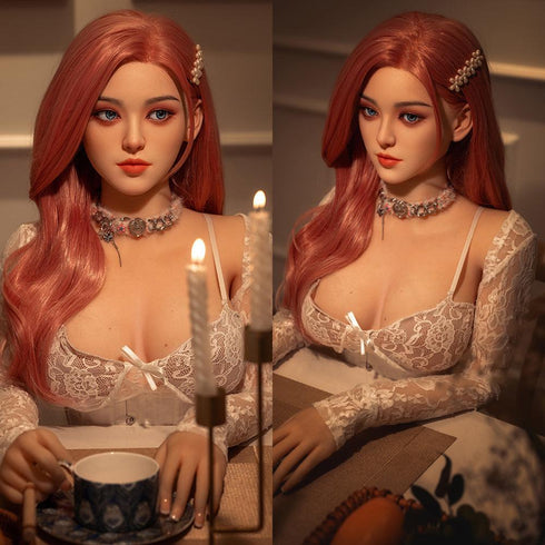 160cm/5ft3in D-Cup Lace Pink Silicone Sex Doll - Sex Doll - RealDolls4U