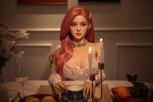 160cm/5ft3in D-Cup Lace Pink Silicone Sex Doll - Sex Doll - RealDolls4U