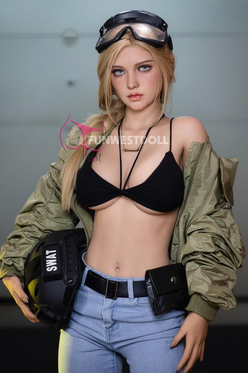 162cm/5ft3in F-Cup Bella Goggles Sex Dolls [In Stock | US Only] - Sex Doll - RealDolls4U