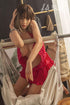 163cm/5ft5in C-Cup Red Dress Yoga Sex Dolls - Sex Doll - RealDolls4U