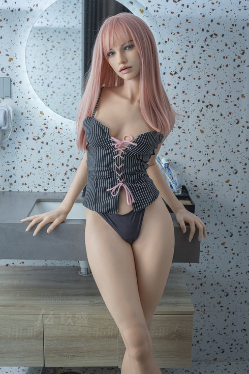 168cm/5ft6in B-Cup Joy Girl with Pink Long Hair Sex Dolls - Sex Doll - RealDolls4U