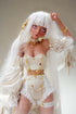 60cm/23.6in A-Cup Sofia Müller White-haired Bride in White Wedding Dress Mini Sex Dolls - Sex Doll - RealDolls4U