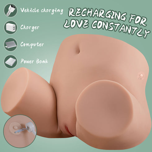 35.7 lbs Sex Doll Torso Agatha With Auto Sucking Vagina [In Stock | US Only]