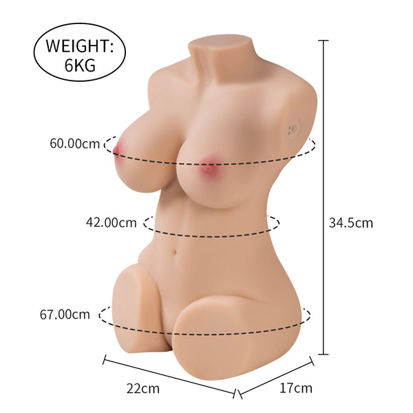 34cm Sex Doll Torso Wendy With Auto Sucking Vagina [In Stock | US Only]