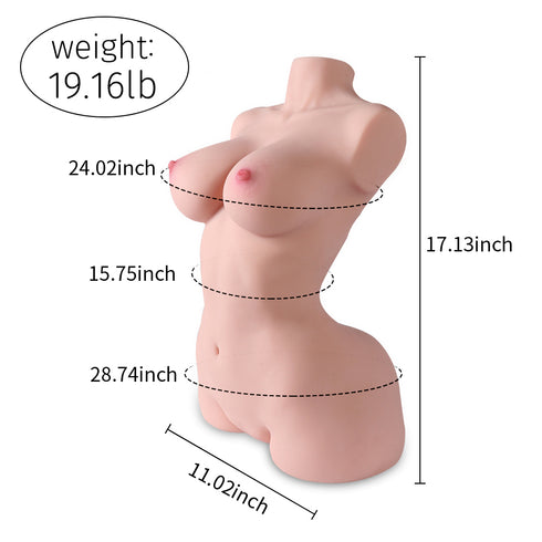 19.16 lbs Sex Doll Torso [In Stock | US Only]