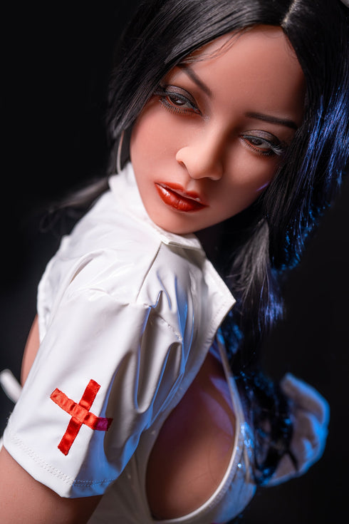 152cm/4ft11in DD-Cup Nurses Silicone Head Sex doll | RealDolls4U