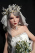 150cm/4ft11in A-Cup Pure White Bride Cosplay Sex Dolls