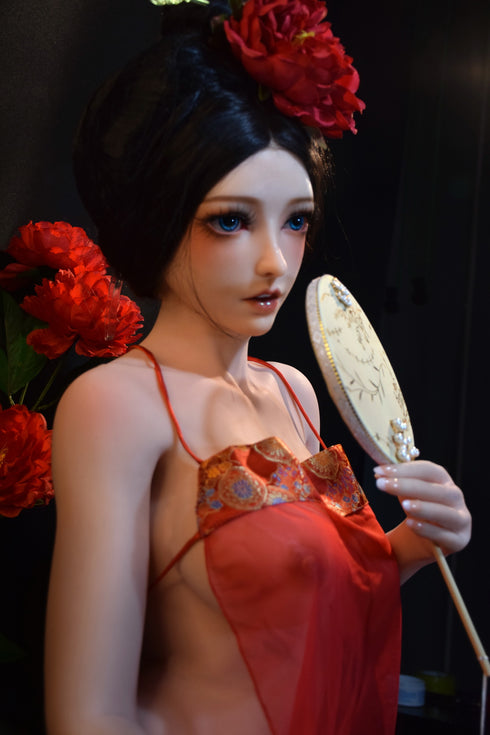 150cm/4ft11in D-Cup Cosplay Big Breasts Chinese Peony Sex Dolls