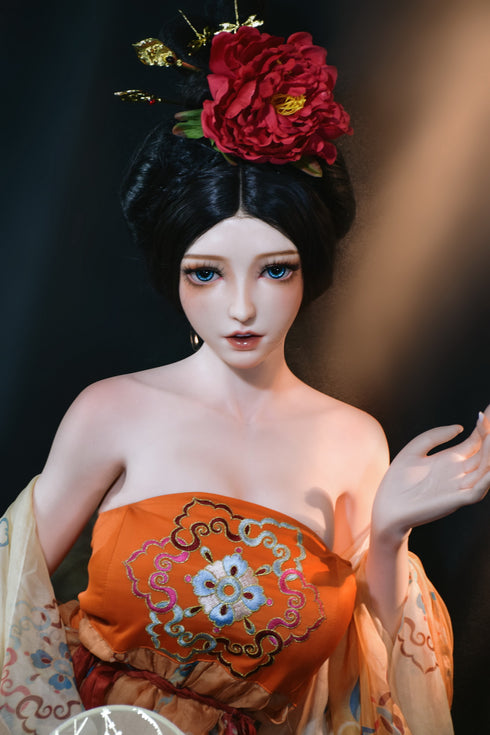 150cm/4ft11in D-Cup Cosplay Big Breasts Chinese Peony Sex Dolls