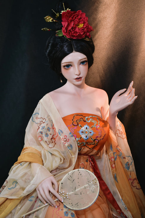 150cm/4ft11in D-Cup Cosplay Big Boobs Chinese Peony Sex Dolls