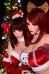 150cm/4ft11in D-Cup Christmas Sisters Special Edition Sex Dolls