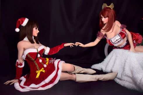 150cm/4ft11in D-Cup Christmas Sisters Special Edition Sex Dolls