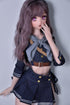 148cm/4ft10in A-Cup Mogami Nozomi Flat Chest Wavy Curl (Hair) Sex Dolls