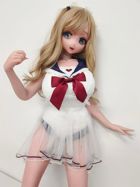 148cm/4 ft10in D-Cup Haneda Nanako Blonde Sex puppen