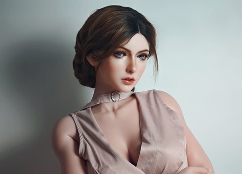 160cm/5ft3in D-Cup Braided Bun Kat Baccarin Sex Dolls