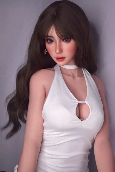 165cm/5ft5in D-Cup Amami Tomoko  White Slit Skirt Sex Dolls