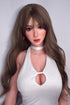 165cm/5ft5in D-Cup Amami Tomoko  White Slit Skirt Sex Dolls