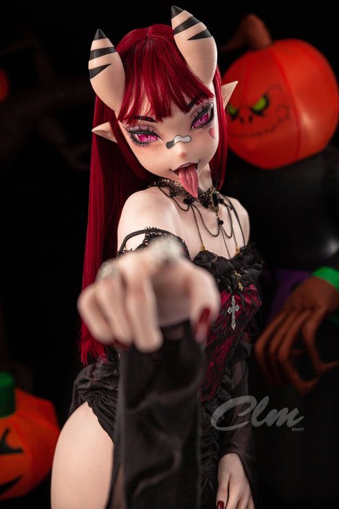 157cm/5ft1 B-Cup Meru Halloween Full Silicone - RealDolls4U