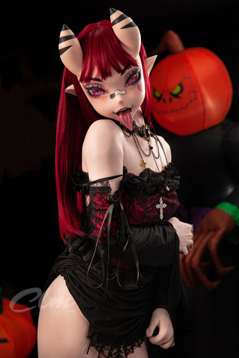 157cm/5ft1 B-Cup Meru Halloween Full Silicone - RealDolls4U