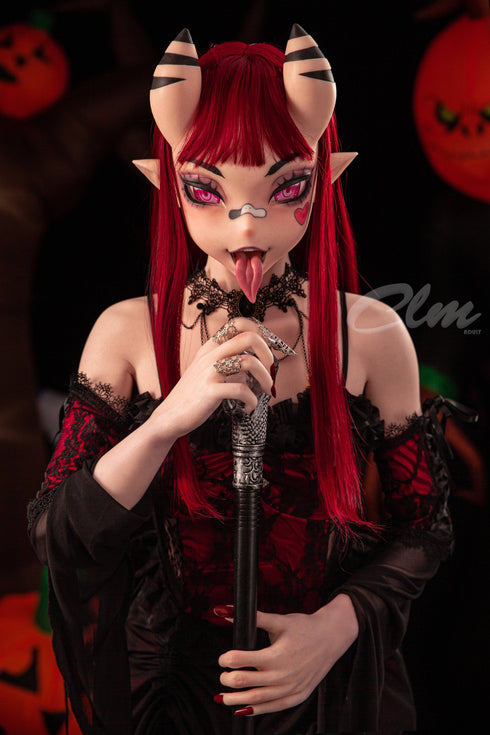 157cm/5ft1 B-Cup Meru Halloween Full Silicone | RealDolls4U