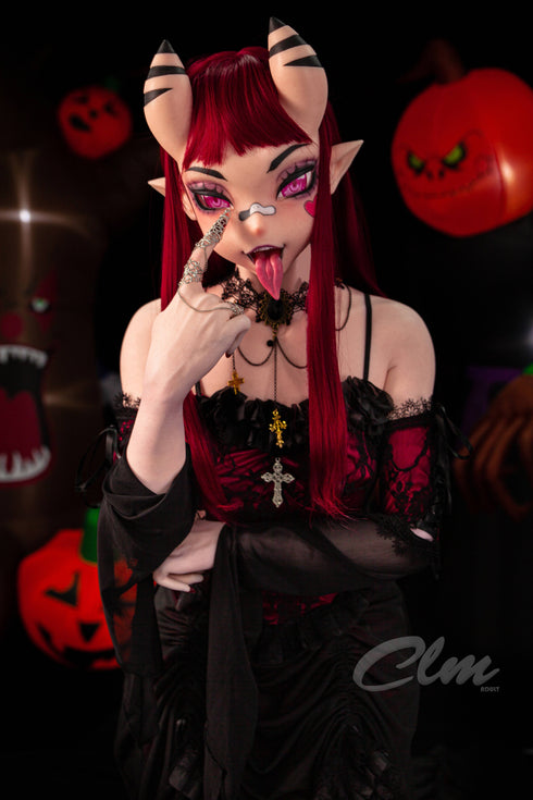 157cm/5ft1 B-Cup Meru Halloween Full Silicone - RealDolls4U