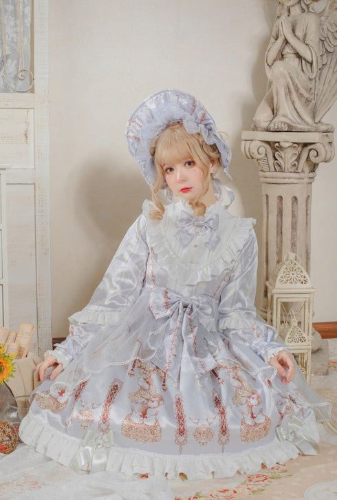 Silver Gray Lolita Cosplay Lace From Victoria - Sex Doll - RealDolls4U